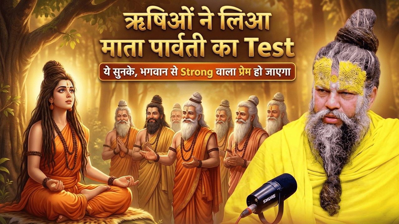 Part-4 | ऋषिओं ने लिआ माता पार्वती का Test | भगवान से प्रेम हो जाएगा | Shri Premanand Ji Maharaj