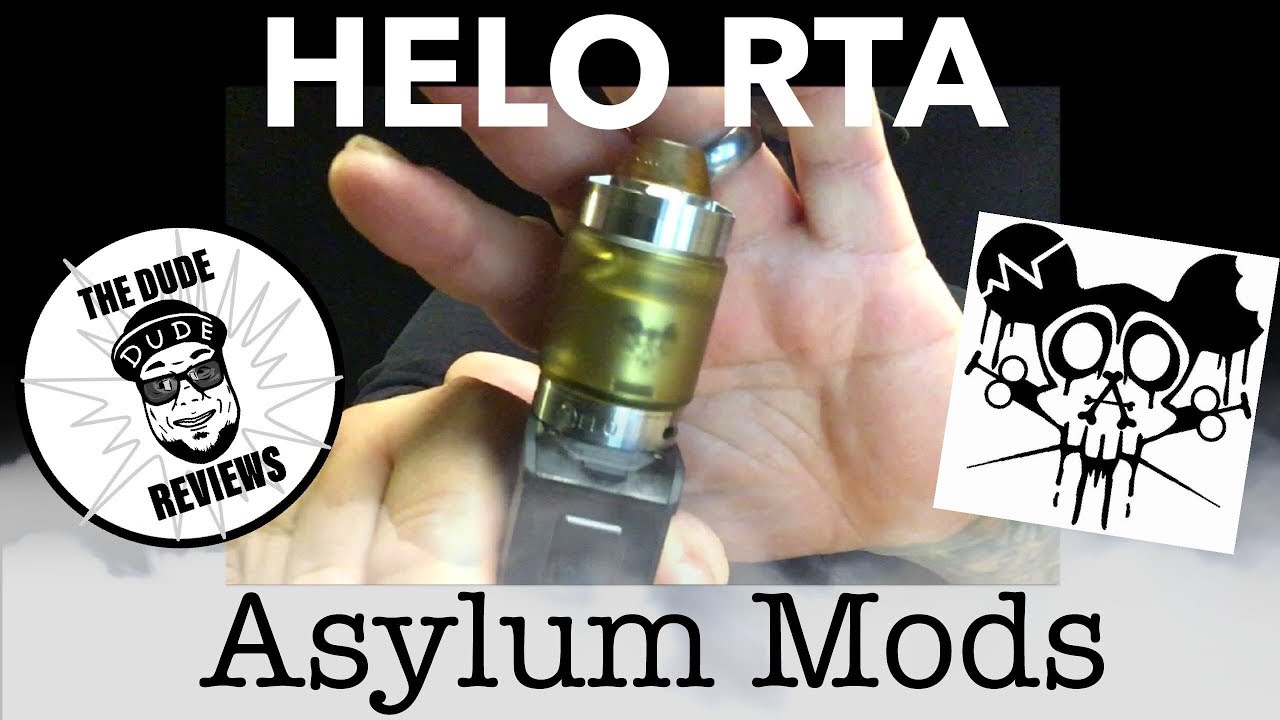 Helo 30MM RTA By Asylum Mods/ Full Review and Wicking Tutorial/ Best ...