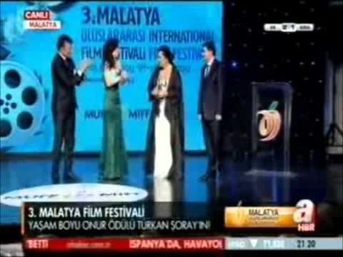 3. Malatya Film Festivali Onur Ödülü Türkan Şoray'ın