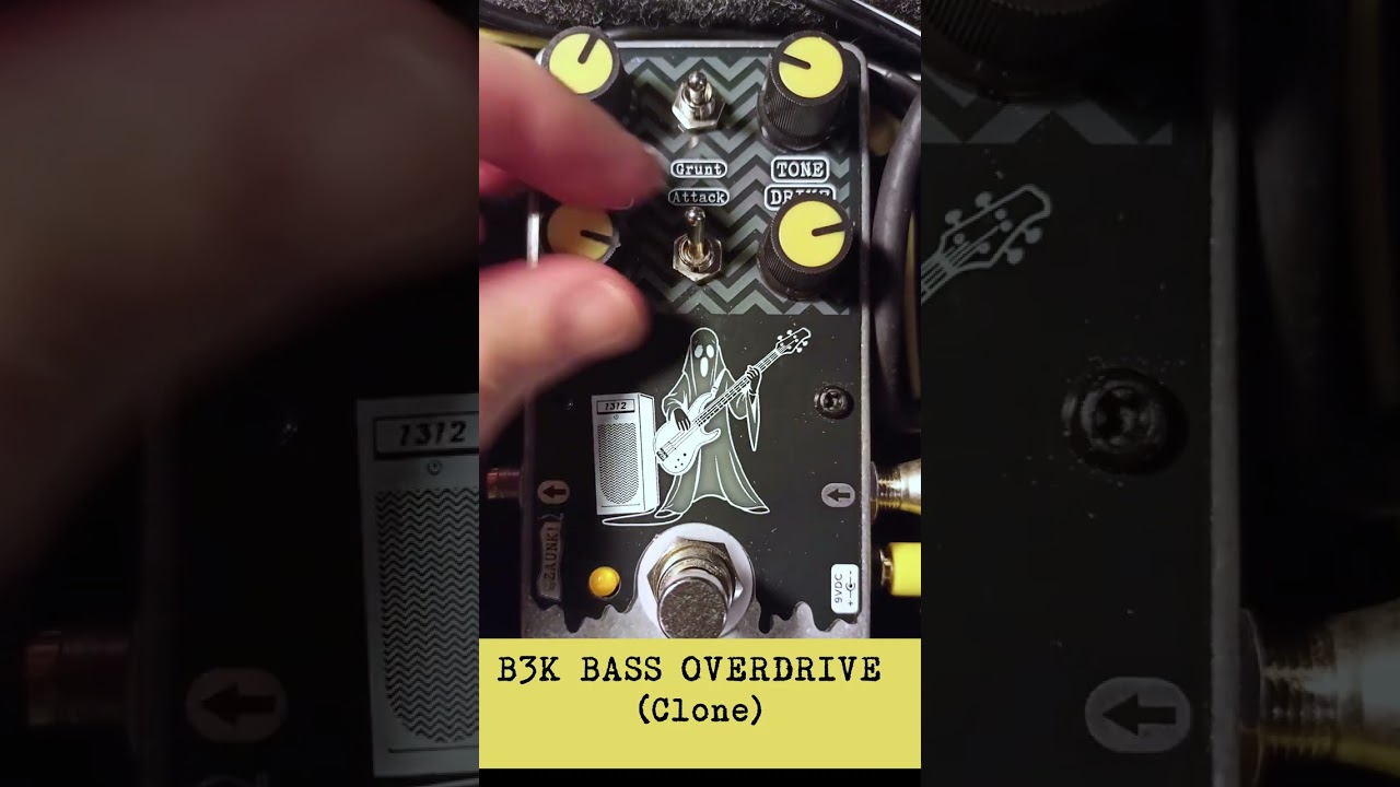 B3K Bass Overdrive (Bass demo) - Guitar pedal clones - YouTube