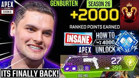 GENBURTEN 4K Damage Dominating W/ MANDE ❗GRINDING TO #100 PRED ❗ SEASON 26 RANKED 🚨 Apex Legends