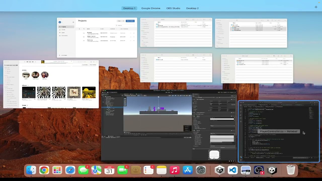 👾JOURNEY TO GAME DEV #5🎮 MY FIRST 3D GAME IN UNITY (Part 3/4)