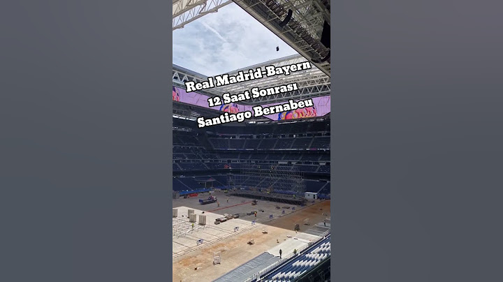 Real Madrid-Bayern Münih Şampiyonlar Ligi yarı final maçından 12 saat sonra Santiago Bernabeu