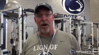 Penn State Football Winter Workout Update - Dwight Galt (3/2/16)