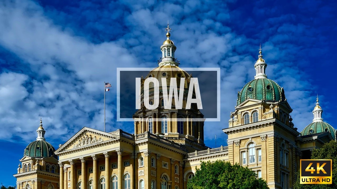 Iowa Aerial Drone Views in 4K | Scenic Midwest Landscapes