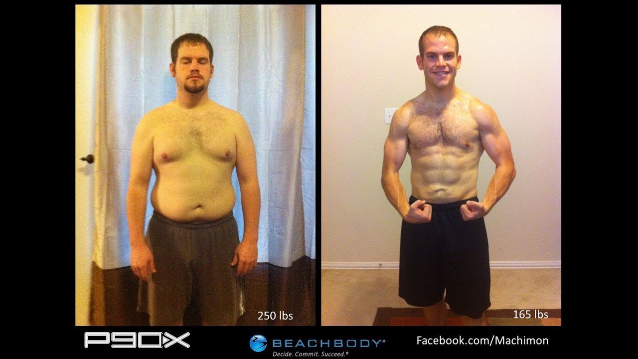 P90x Results Matt S Transformation 85 Pounds Lost Youtube