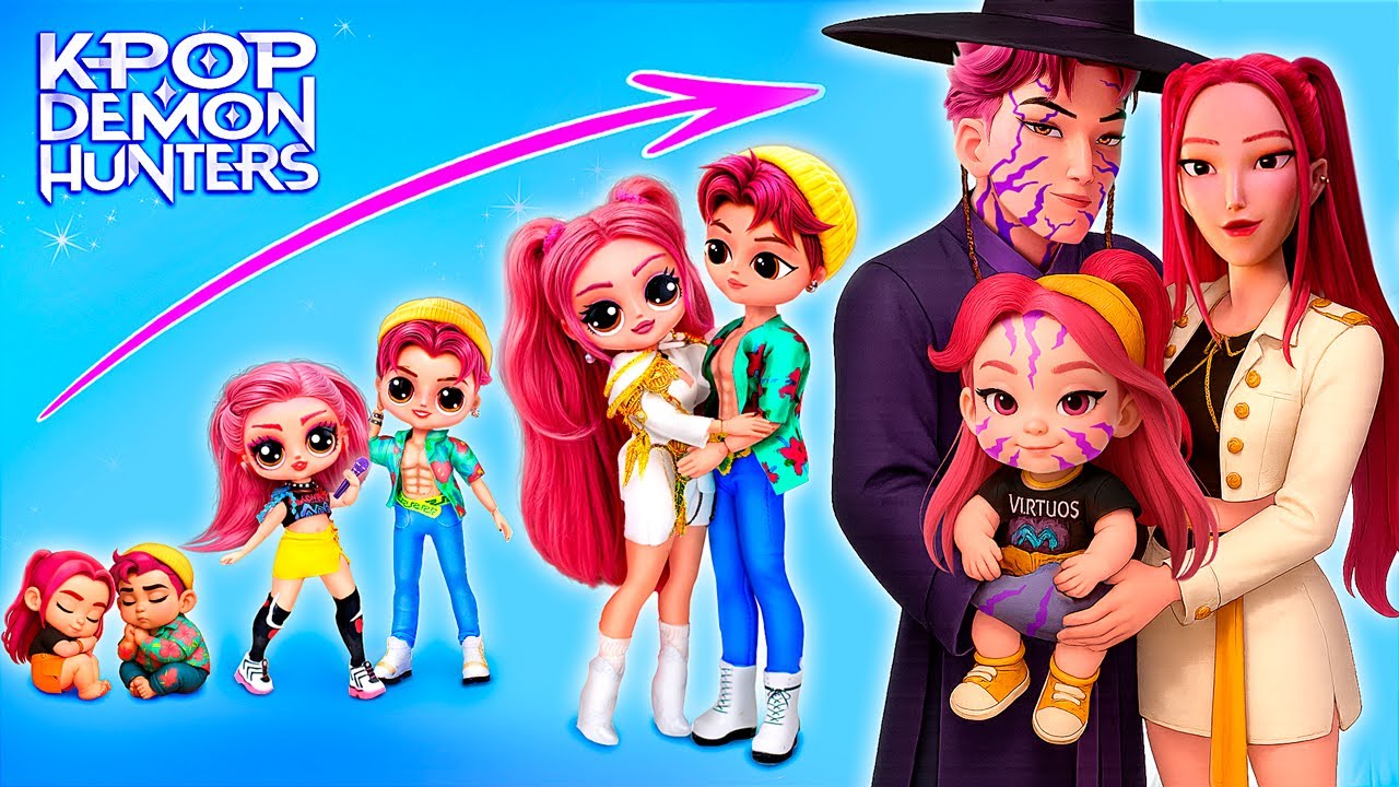 Thợ Săn Quỷ K-pop Lớn Lên! Mira và Abby! Mẹo Từ Làm LOL OMG