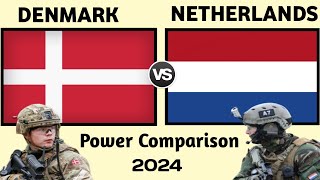 Denmark vs Netherlands military power comparison 2024 | Netherlands vs Denmark military power 2024