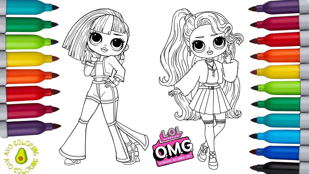 Lol Baby Lil Go-Go Gurl Coloring Pages - Free Printable Coloring Pages