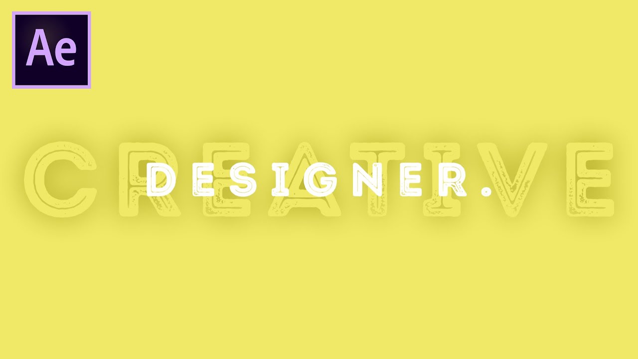 Awesome Cool & Smooth Text Animation in After Effects | Free Preset ...