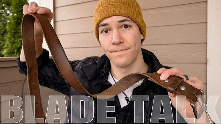 Popov Leather Belt | Blade Talk Tuesday Ep 28 - 4K