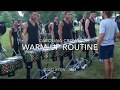 Carolina Crown Drumline 2018 - Warm-up Routine [4K]