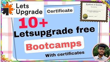 Free courses with certificates. Lets upgrade.