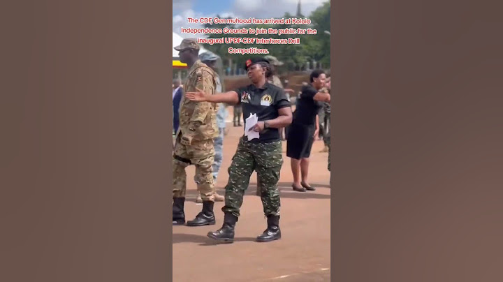 Gen Muhoozi Arrival At Kololo independence grounds #genmuhoozi #reals
