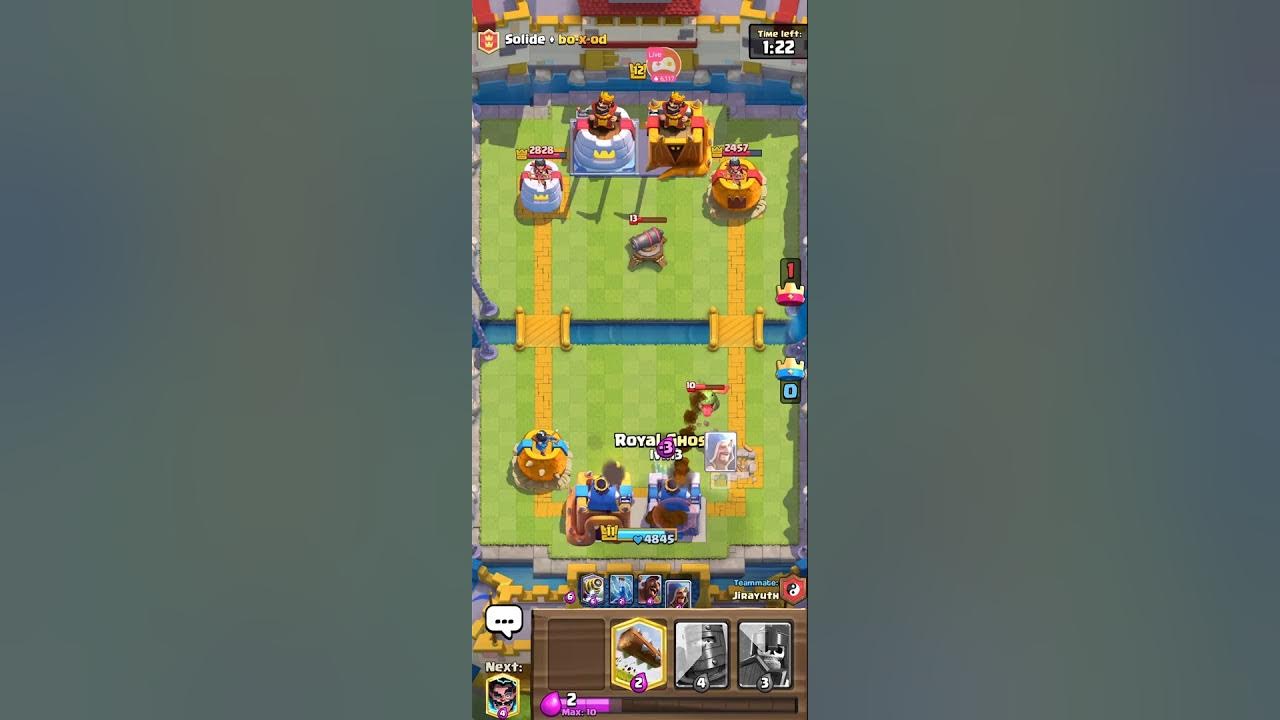 Triple elixir challenge +ladder+2V2 - YouTube