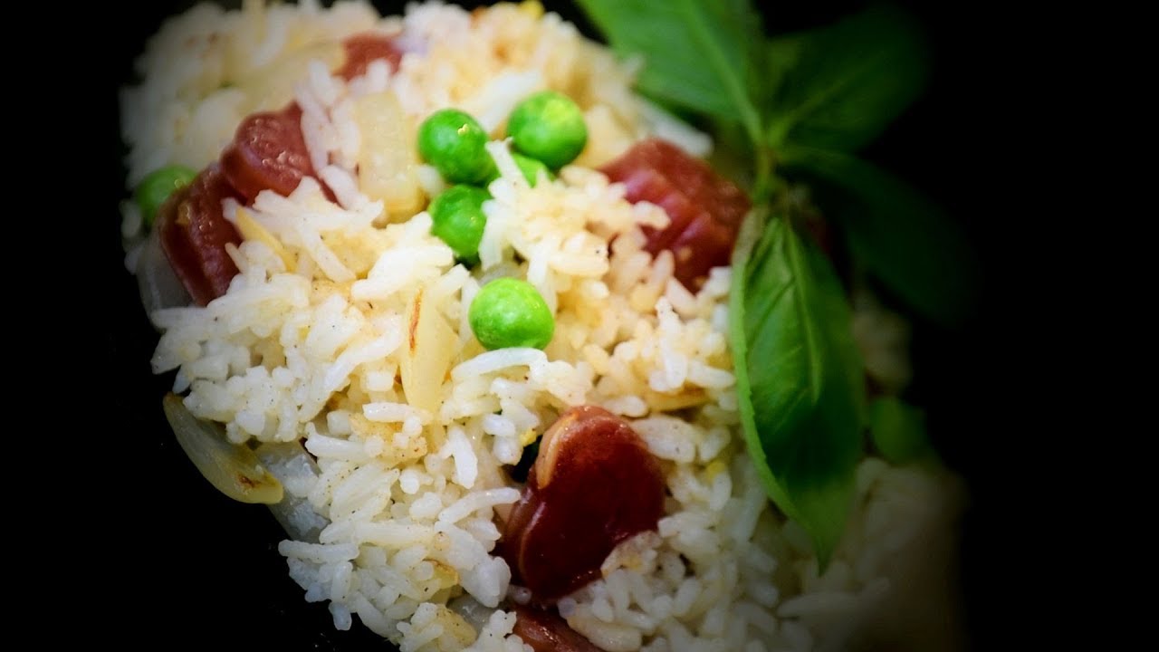Stir Fry Rice & Chinese Sausage (Chinese Style Cooking Recipe) YouTube