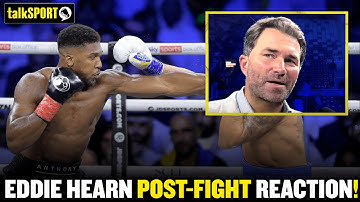 "AJ WILL BE BACK!" Eddie Hearn reacts to Anthony Joshua