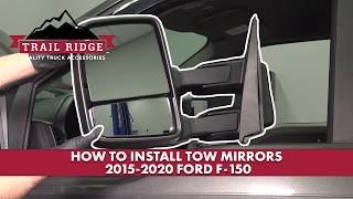 How to Install Tow Mirrors 2015-2020 Ford F-150 Ford F150 Tow Mirrors
