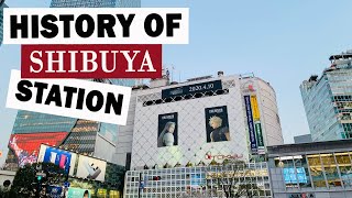 Shibuya Station History 渋谷駅: JR Lines & Tokyo Metro.