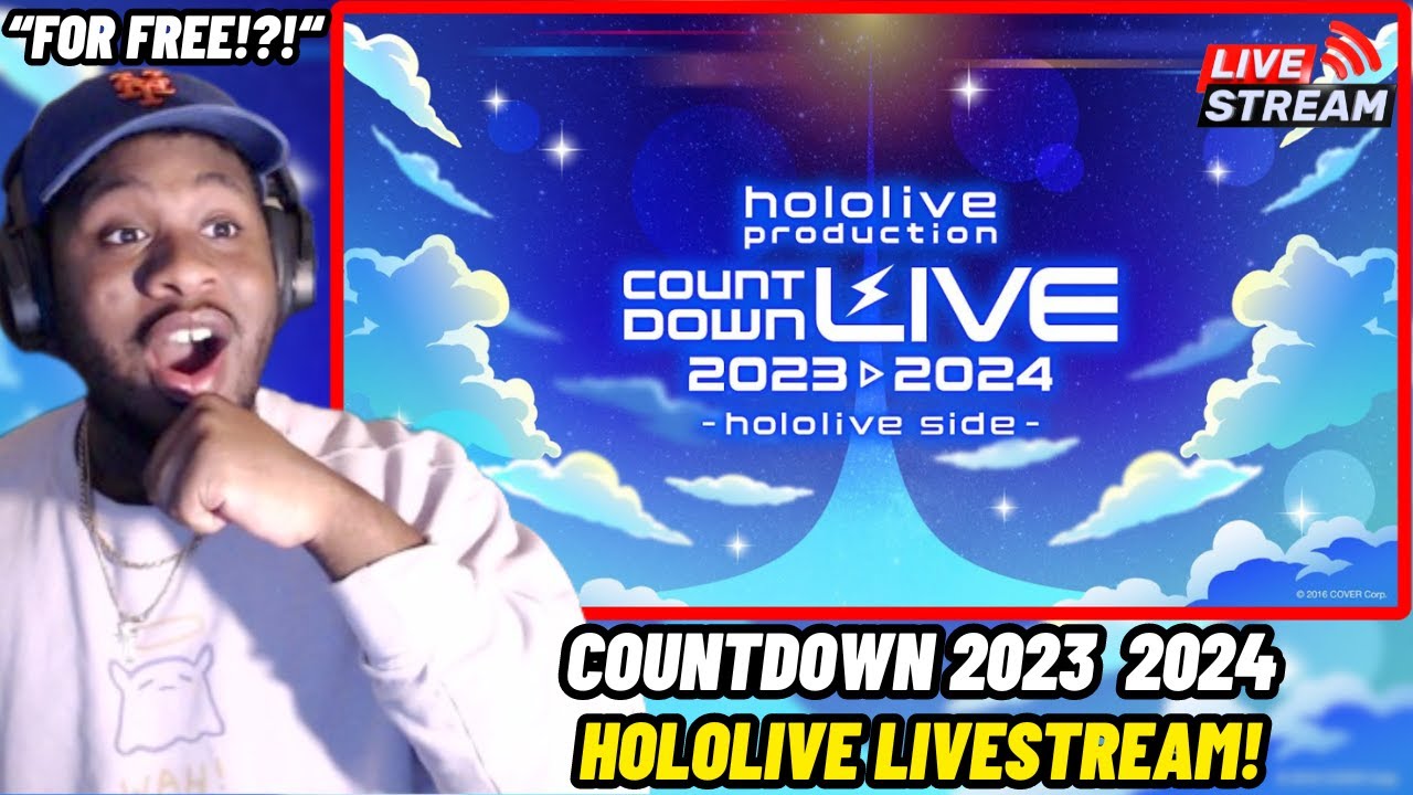 HOLOLIVE COUNTDOWN LIVE 2023 2024 CONCERT WATCHALONG REACTION! YouTube