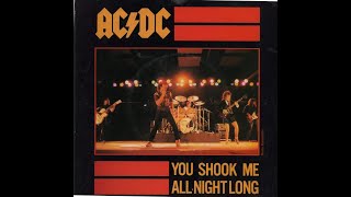AC/DC - You Shook Me All Night Backing Track w/ Vocals