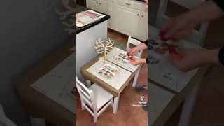 Kids Table Thanksgiving Tablescape | Thanksgiving Decor Ideas | Thanksgiving Tablescape