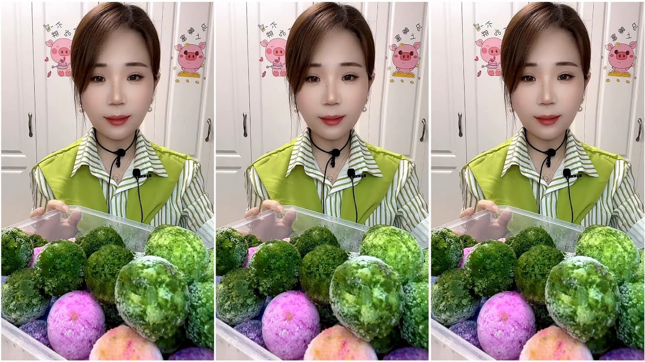 ASMR MATCHA ICE EATING | RELAX VIDEO