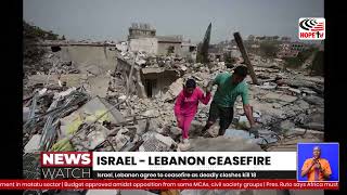 Israel, Lebanon agree to ceasefire as deadly clashes kill 18