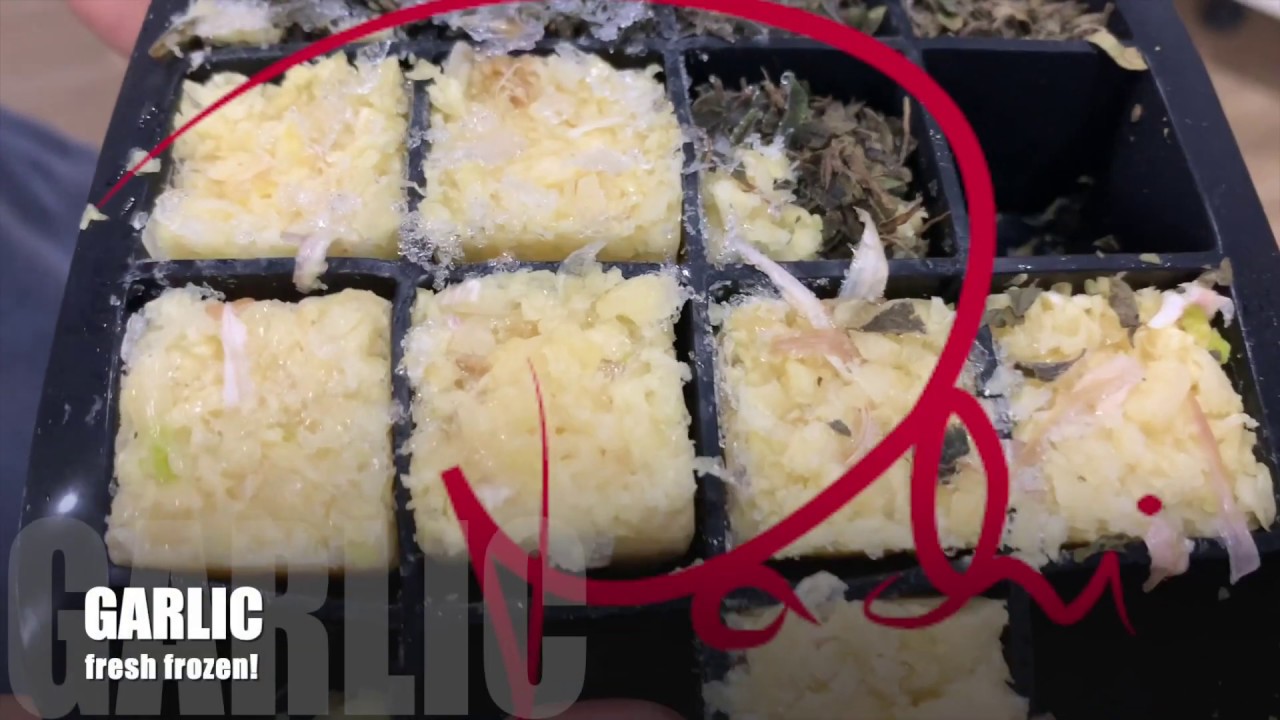 Hack: How to Freeze Garlic in the new special mini cube trays