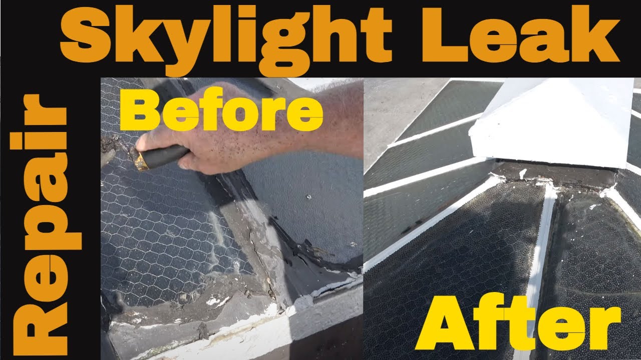 Skylight Leak Repair - After repairing skylights for 30 years, this is