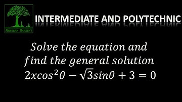 Intermediate First year transformation of trigonometric first year problems explained in Telugu