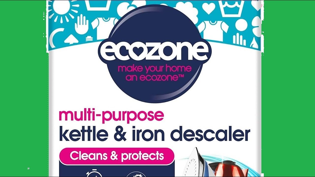 Ecozone Kettle and Iron Descaler, Internal Cleaner & Scale Remover for