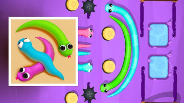 Snake Knot Sort Puzzle Game New Mobile Game Walkthrough 33-52 lvl