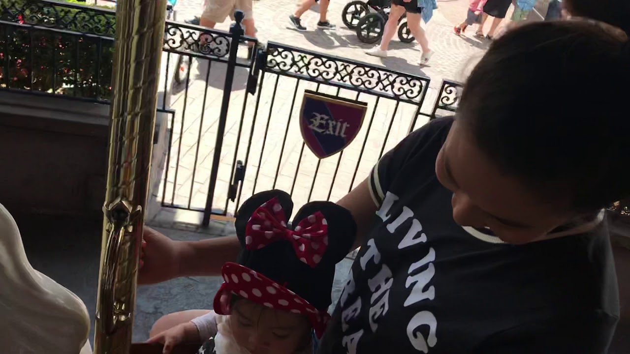 Clementine’s First Ride - King Arthur’s Carousel at Disneyland