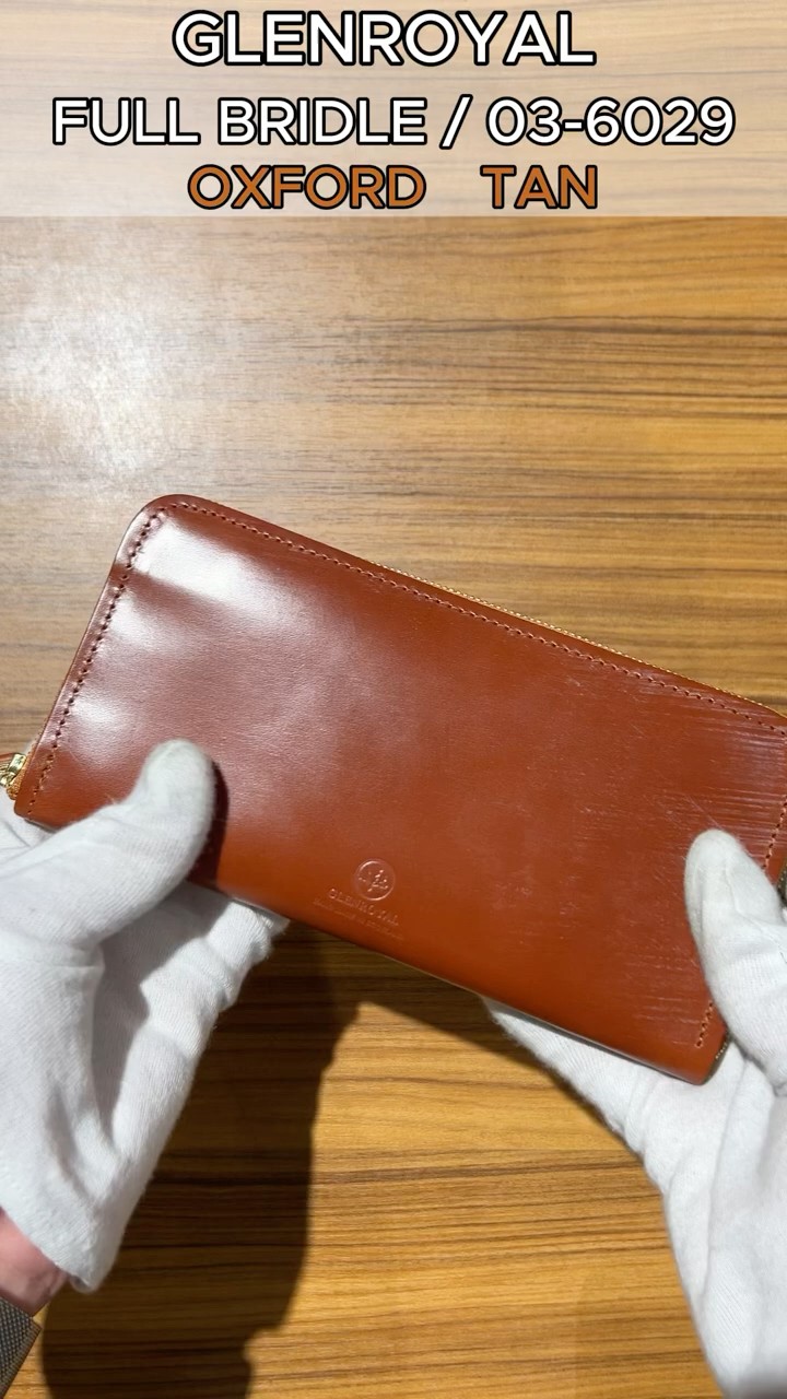 GLENROYAL フルブライドル ラウンドファスナー長財布