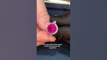 Burmese Vivid Pink Sapphire Ring, 10.03 Carat