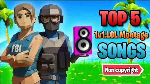 TOP 5 *NON COPYRIGHT* 1V1.LOL MONTAGE SONGS (ft Godzilla)