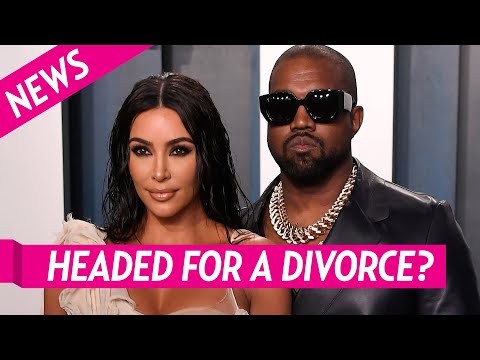 Kim Kardashian and Kanye West - Marriage is 'Done" and Living Separate Lives