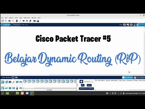 Cisco Packet Tracer #5 Belajar Dynamic Routing (RIP)
