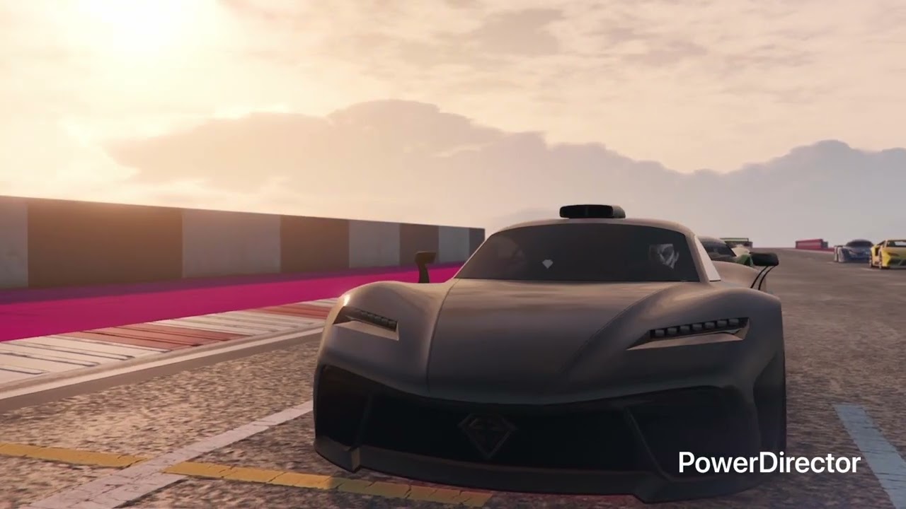 GTA online stunt racing against tryhard racers in GTA stunt race 