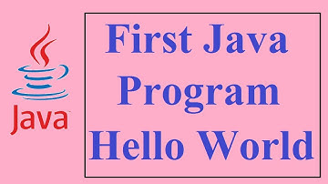 Java Tutorials for Beginners - 3 - MY FIRST JAVA PROGRAM