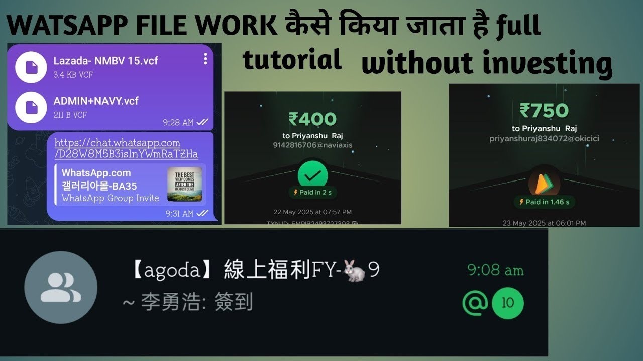 WHATSAPP FILE WORK ✅ ! EARN IN LAKHS WITHOUT ANY PROBLEM ! WORK FROM HOME