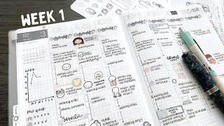 Stretching Out A Planner Sticker Kit (Week 1) | Hobonichi Cousin