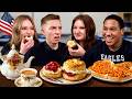 American Highschoolers try REAL British food for the first time!
