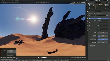 Pure-Sky 2.1 Realtime Lens Flares Add_Blender 2.90(EEVEE).