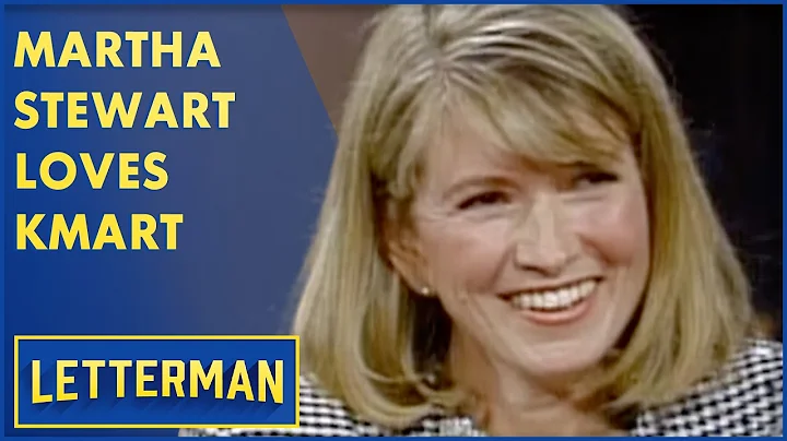 Martha Stewart Really Loves Kmart | Letterman