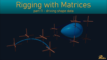 rigging with matrices - part11 - driving shape data
