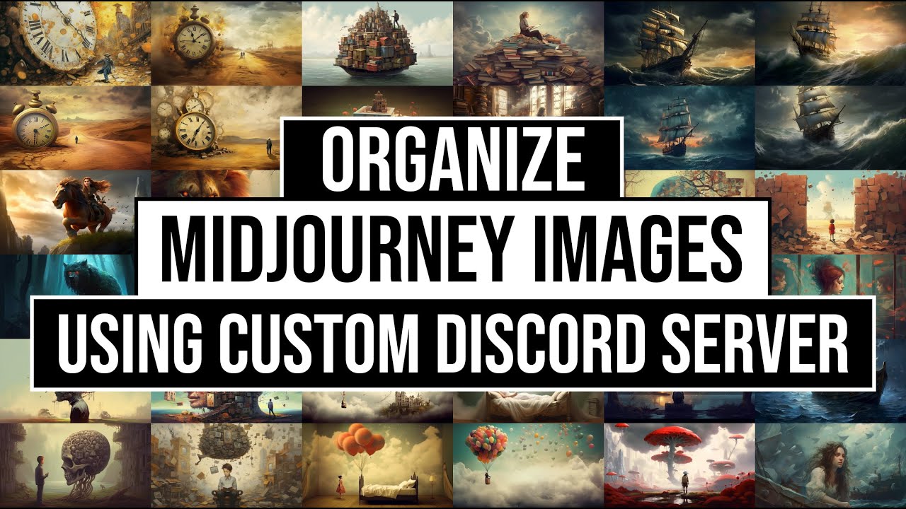 How To Organize Midjourney Images Using a Custom Discord Server