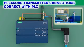 How to correctly connect a pressure transmitter with any plc?||Complete Guide