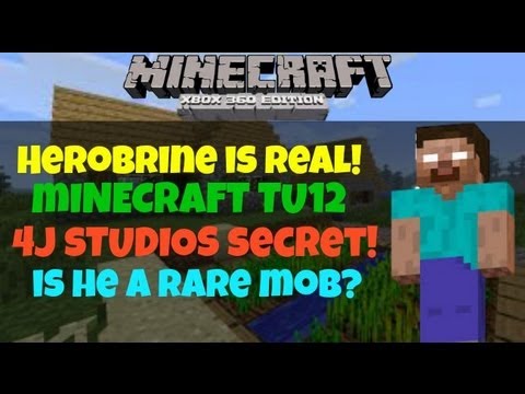 Minecraft Xbox 360 | Herobrine Is REAL! - YouTube